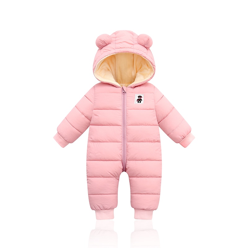 Baby Winter Snowsuit Hooded Jumpsuit